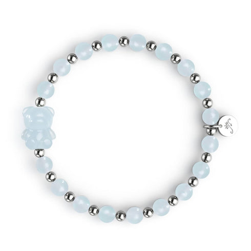 Oceanus | Bracelet Gemmy Bear | Aigue-marine x Argent